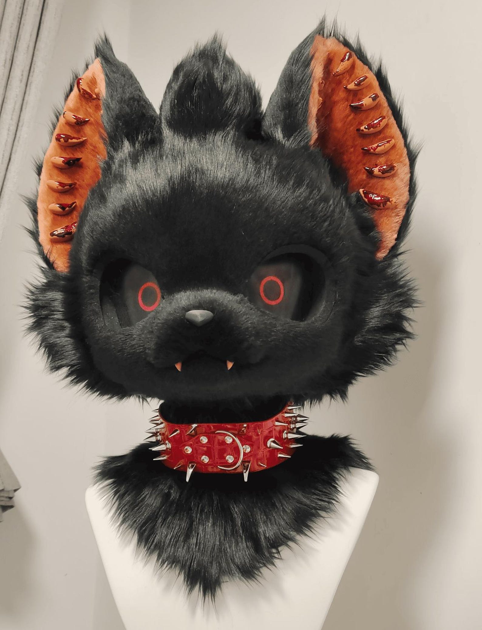 Mr. Evil Bat Fursuit Full Body Suit, Custom Fursuit Head, Kenomo Theme ...