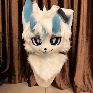 Dragon Star Ocean Messenger Fursuit Head, Custom Fursuit Head, Kenomo Theme Party, Fursuit Mask, Fur, Fursuit Preforms, Fursuit Fans