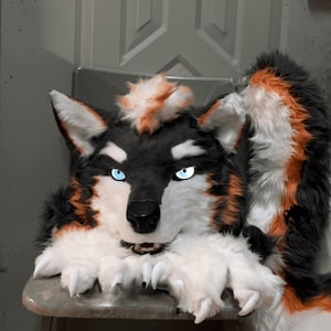 Wild Wolf Fursuit Head, Custom Fursuit Head, Kenomo Theme Party, Fursuit Mask, Fur, Fursuit Preforms, Fursuit Fans, Cosplay
