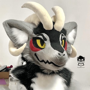 Dragon Star Ocean Messenger Fursuit Head, Custom Fursuit Head, Kenomo Theme Party, Fursuit Mask, Fur, Fursuit Preforms, Fursuit Fans