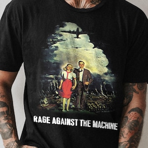 Rage Against the Machine Tour 90&#39;s T-Shirt - Rage Against the Machine Shirt, Vintage Rock Shirt, RATM Shirt
