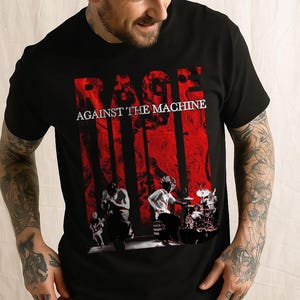 Vintage Rage Against the Machine Tour 90&#39;s T-Shirt - Rage Against the Machine Shirt, Vintage Rock Shirt, RATM Shirt