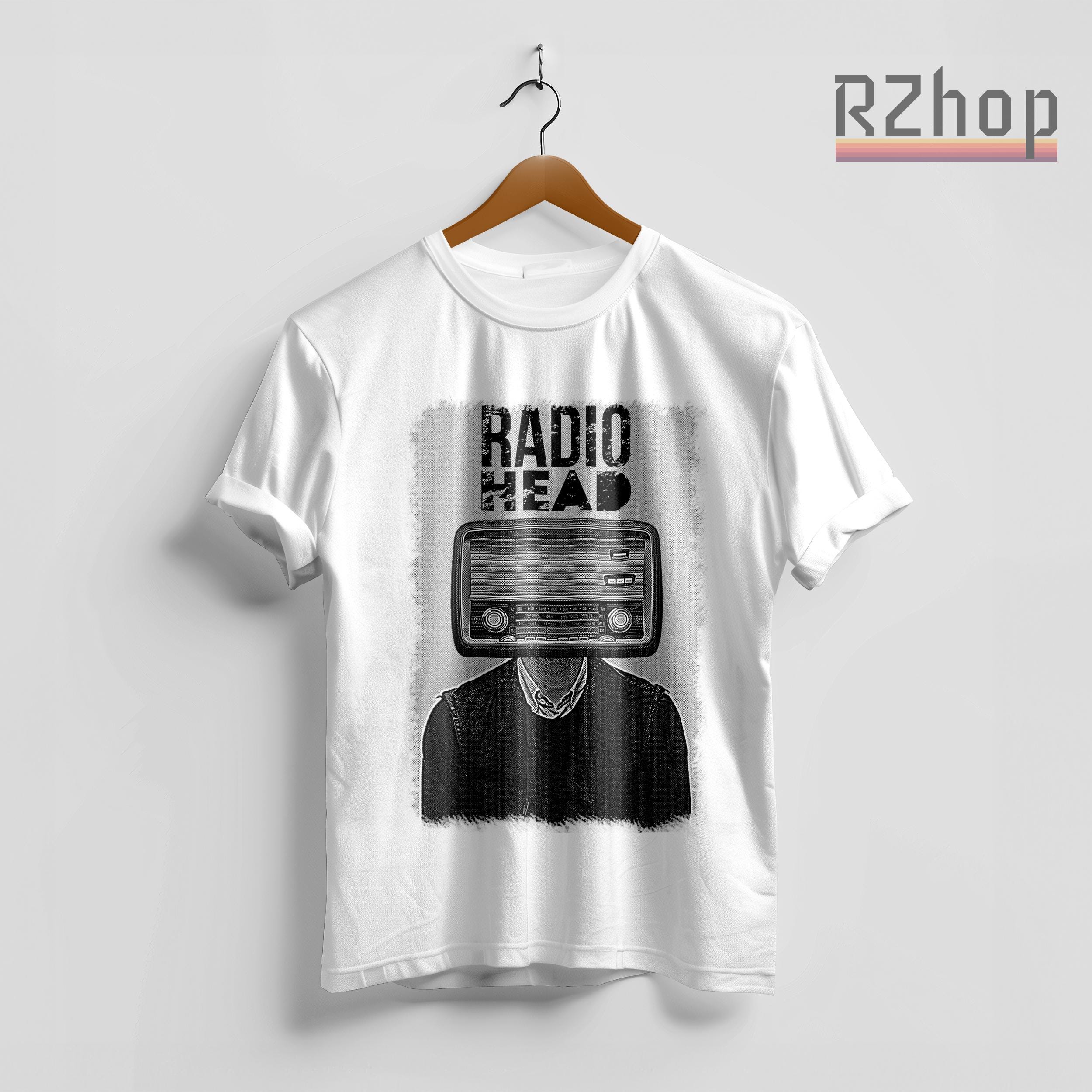 Radiohead In Rainbows Tour Tshirt　白　XS Radiohead - In Rainbows 2007 era white tour t-shirt | Depop