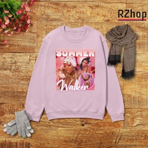 Summer Walker Bootleg Vintage 90&#39;s Rap Tee Sweatshirt – Retro Graphic T-Shirt, Distressed Music Tee, Summer Walker Shirt, Music Shirt