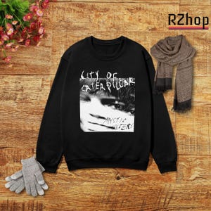 City of Caterpillar Mystic Sisters Sweatshirt - City of Caterpillar Shirt, Music Graphic Design, Tour Shirt, Rock Music Shirt
