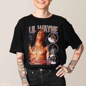 Vintage Lil Wayne Bootleg 90&#39;s Rap Tee – Retro Graphic T-Shirt, Distressed Music Tee, Lil Wayne Shirt, Music Shirt