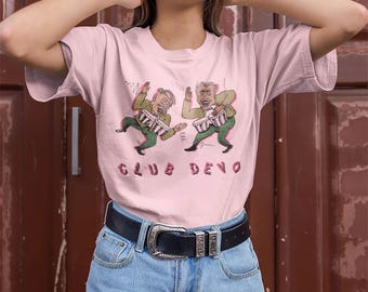 Maglietta vintage Devo Band Club Devo anni '90 - Maglietta Devo Band, Tour Devo Band, Maglietta musicale, Musica alternativa/indie