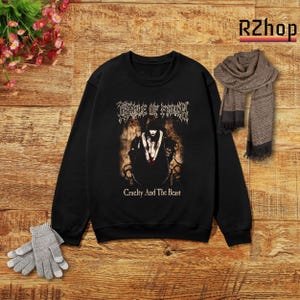 Cradle of Filth Cruelty and The Beast Sweatshirt - Music Shirt, Cradle of Filth Shirt, Cradle of Filth Band, Vintage Rock Shirt, Band Shirt