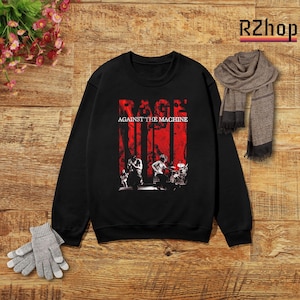 Vintage Rage Against the Machine Tour 90&#39;s Sweatshirt - Rage Against the Machine Shirt, Vintage Rock Shirt, RATM Shirt