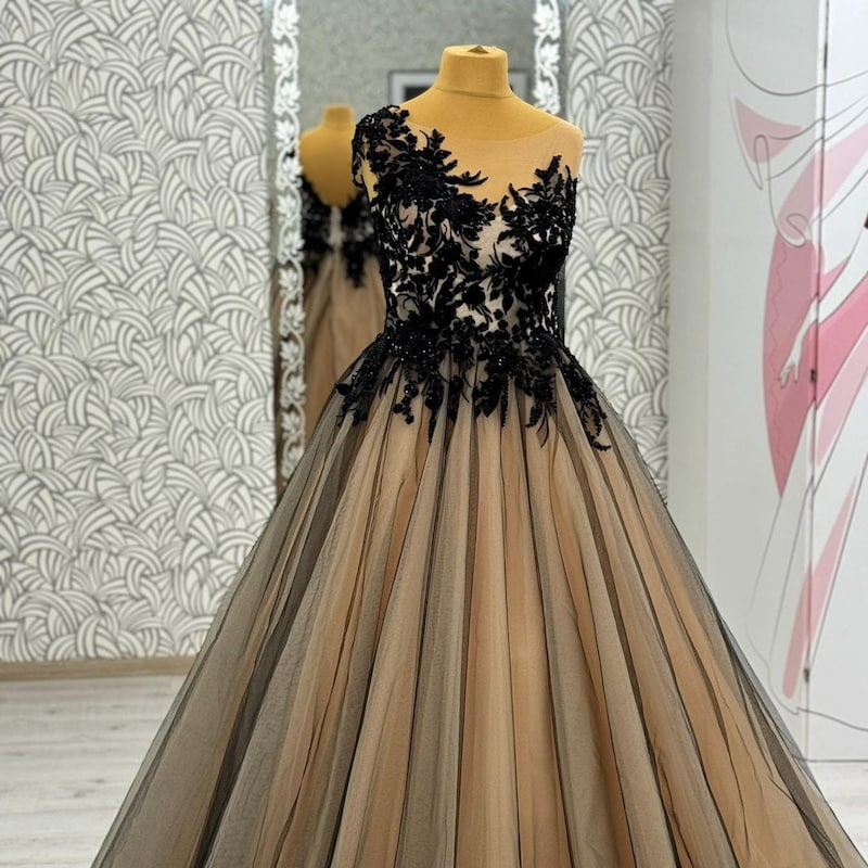 black midi cocktail dress Leely Women with Slit High Neck Bodycon Long Size:6P DTI Thème : Slumber LABOUR DAY 25