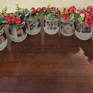 Customized Wine glass/ Centerpiece