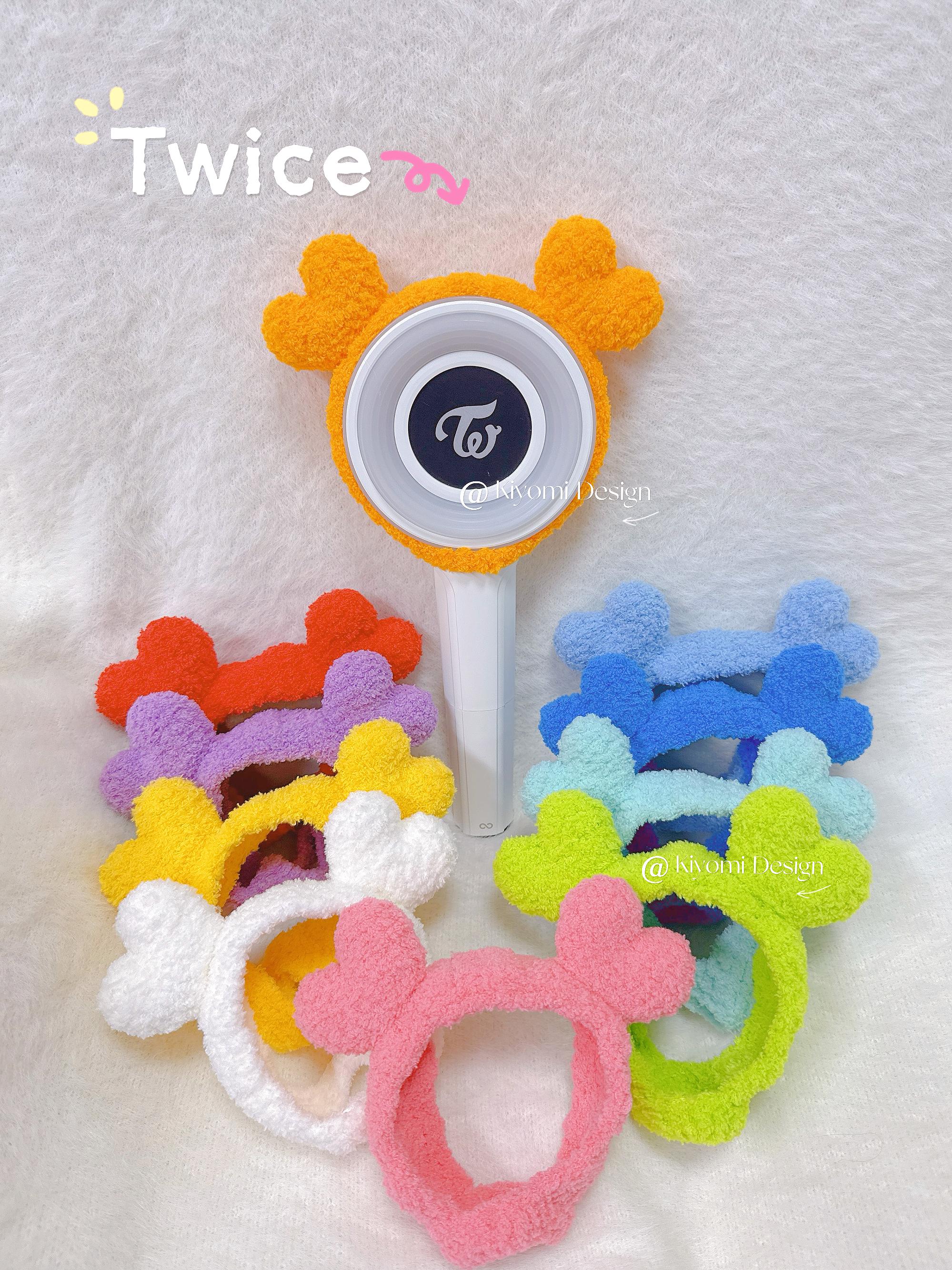 TWICECANDYBONG∞ DAVELYうちわカバー・ヘアピン3点セット TWICE LOVELYS CANDYBONG ∞ COVER - DAVELY – JYP JAPAN ONLINE STORE
