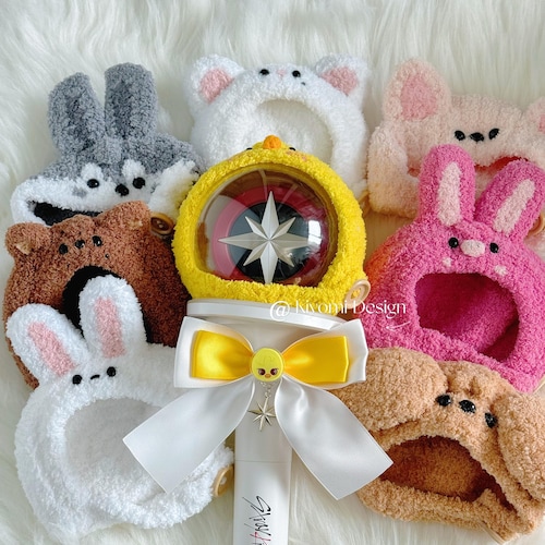 Straykids Lightstick Crochet Cover & Bowknots Deco | Skzoo