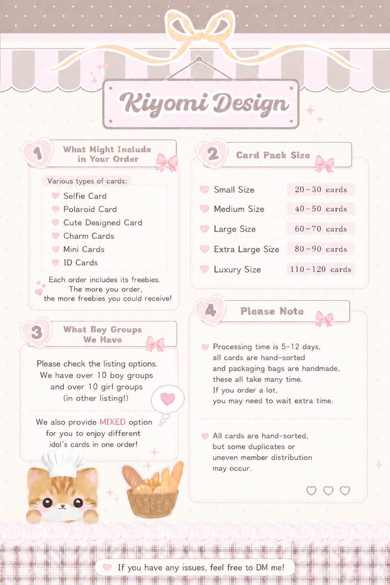 Kpop card pack cute packaged bags | boy groups freebies pack | Craft Christmas Gift | fanmade photocards polaroids image 2