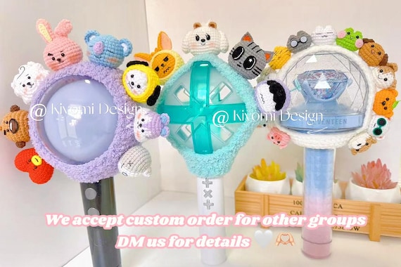 Seventeen Lightstick OT13 Crochet Cover Miniteen-inspired