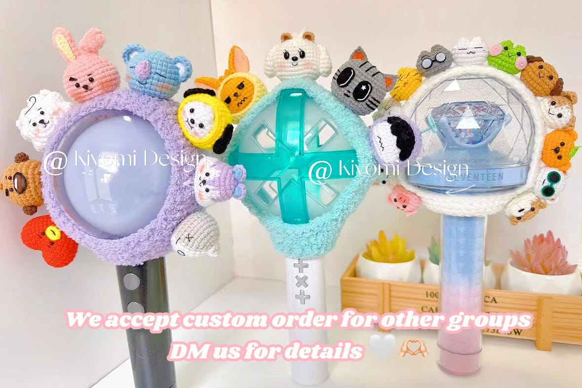Seventeen Lightstick OT13 Crochet Cover Miniteen-inspired