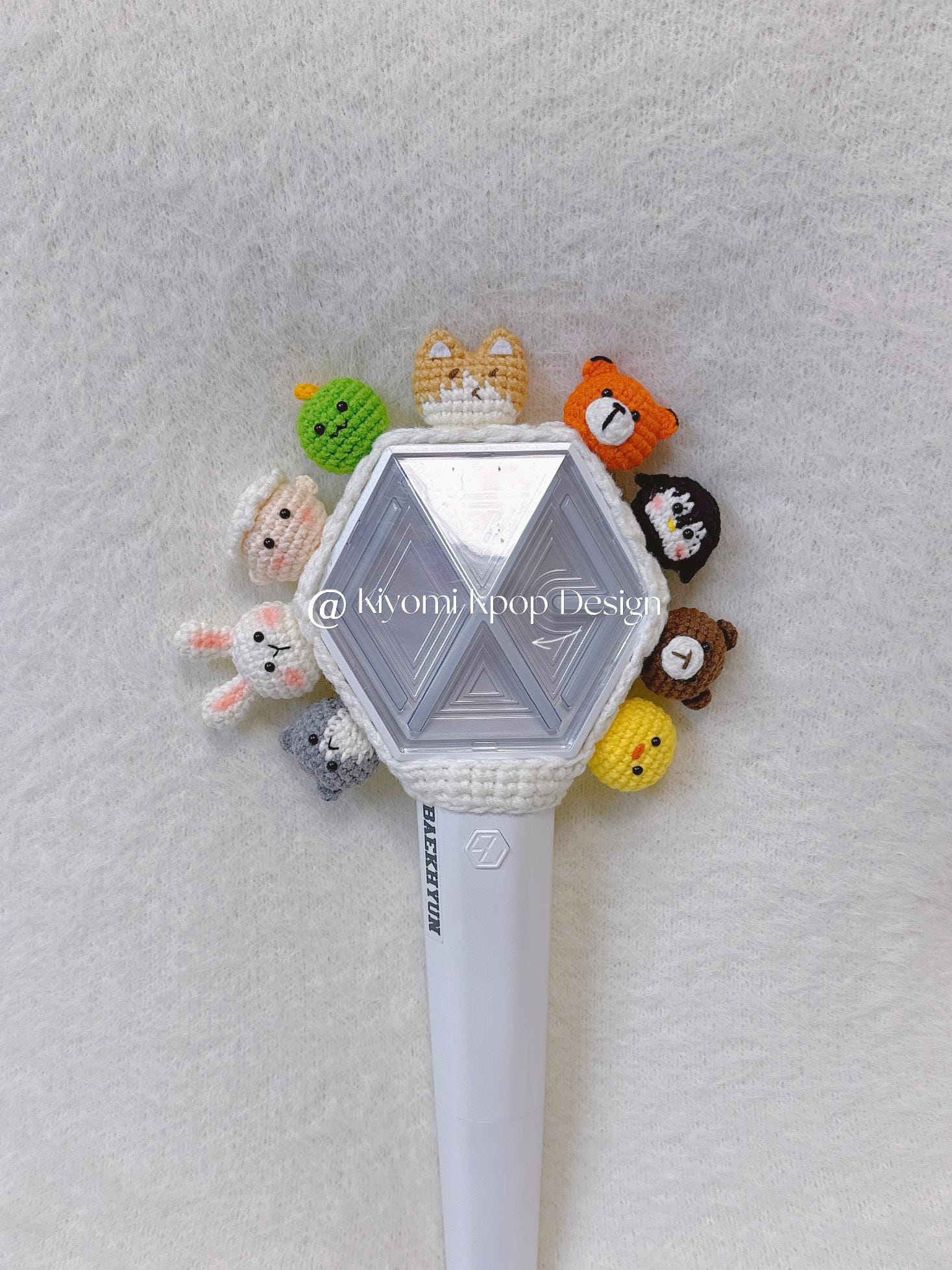 EXO Eribong Crochet Lightstick Cover: Kpop Concert Deco - Etsy