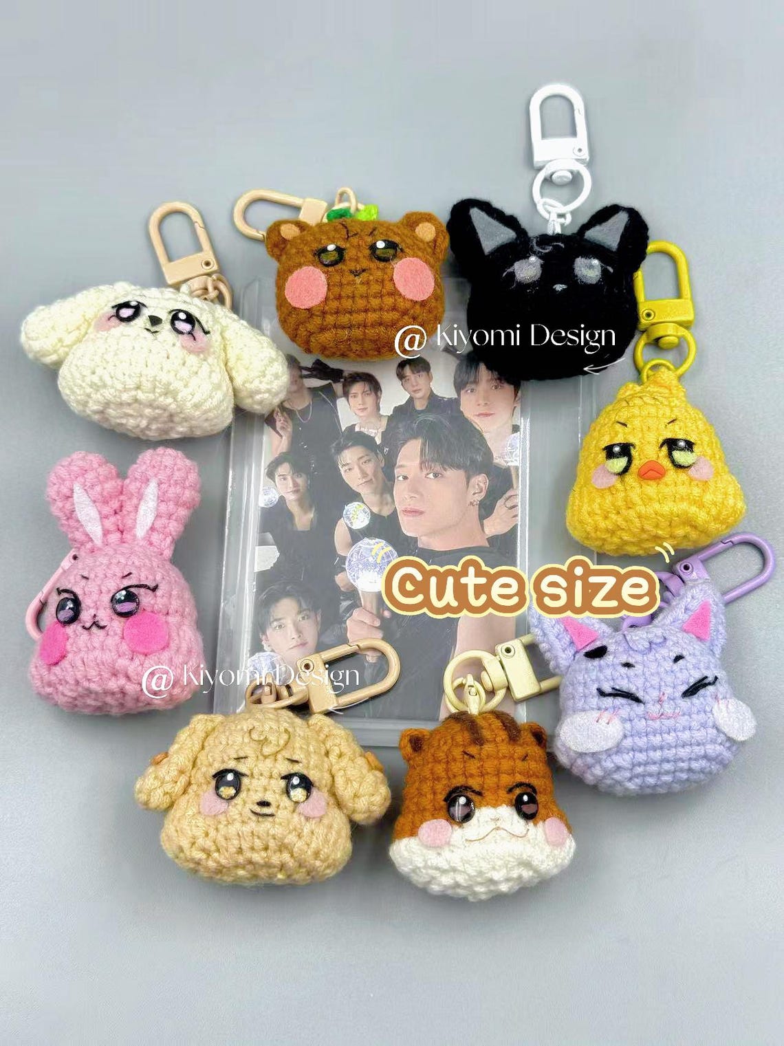 Aniteez Keychains ATEEZ Crochet Keychain: ANITEEZ Inspired Fanmade Bag Charm - Etsy