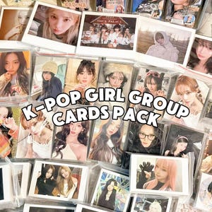 KPOP-kaartenset meidengroepen fanmade merchandise | aespa Wonyoung ive gidle NMIXX babymonster Twice ILLIT