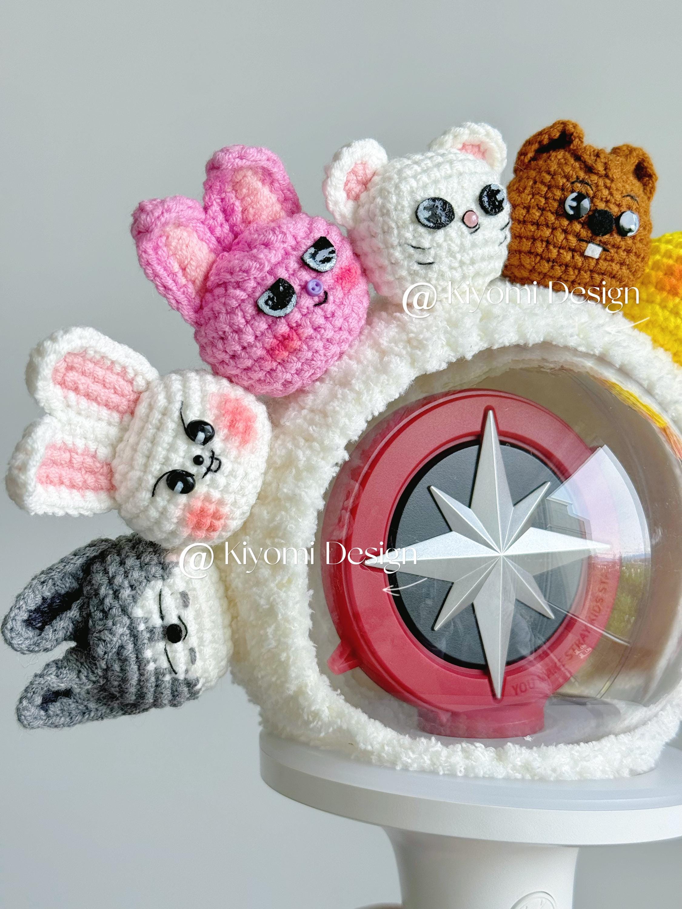 Straykids Lightstick OT8 Crochet Cover Nachimbong Decals | SKZ