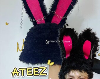 ATEEZ crochet hat mito-inspired | already-made concert outfits deco | Atiny fandom gift merch | Hwa San Mingi Wooyoung