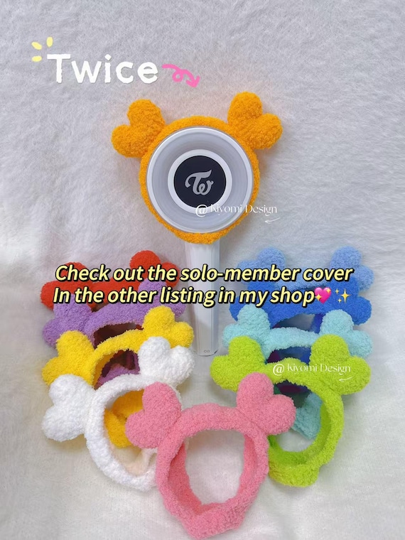 TWICE Candybong OT9 Crochet Cover | Lovely Plushie Cover Tokyo