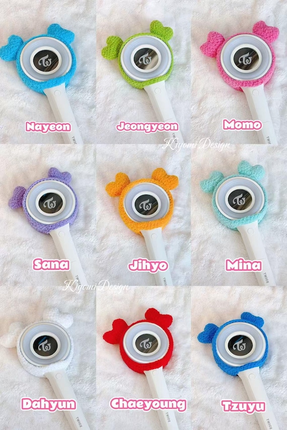TWICE Lightstick Crochet Cover CANDYBONG LOVELY Solo Member Design