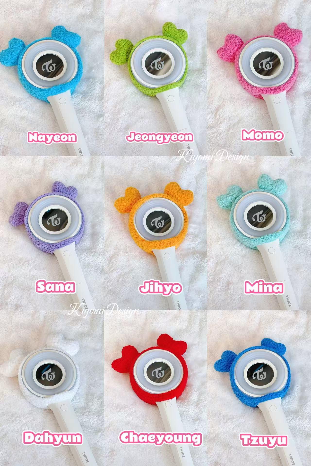 TWICE Lightstick Crochet Cover CANDYBONG LOVELY Solo Member Design