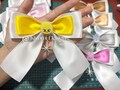 skzoo inspired nachimbong ribbon bowknots with star charm handmade