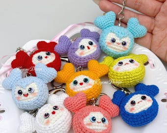TWICE-Inspired Crochet Keychain | bag accessories| concert once merch birthday christmas gift
