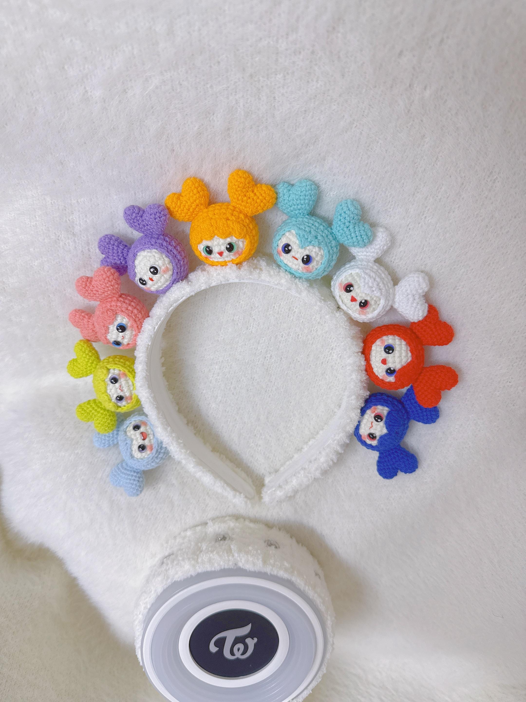 TWICE Candybong OT9 Crochet Cover | Lovely Plushie Cover Tokyo