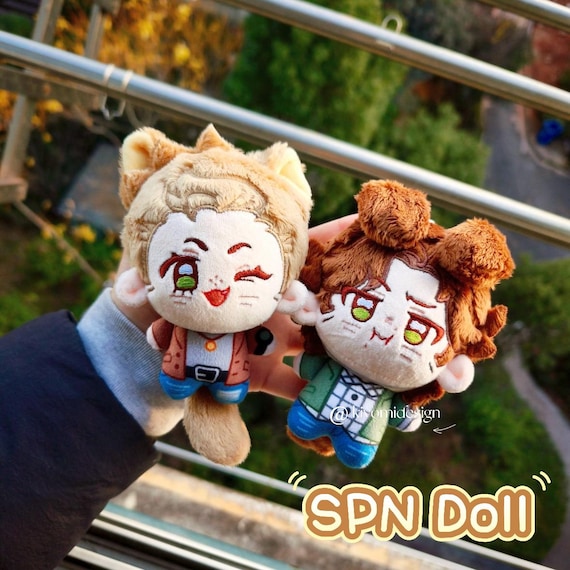 スーパーナチュラル サム ぬいぐるみ SUPERNATURAL Supernatural Sam Dean Plush Doll 10cm, SPN Inspired Plushie Set