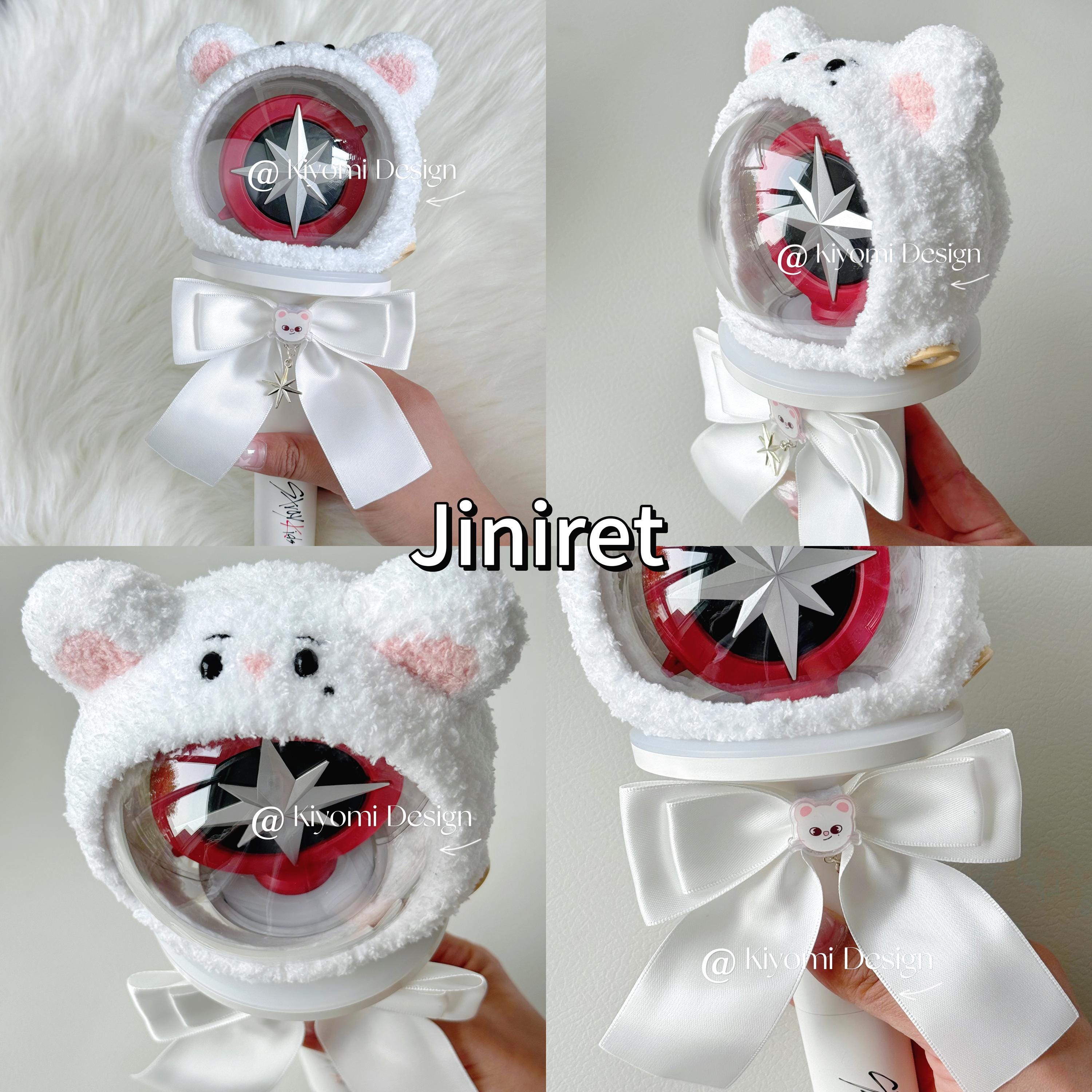 Straykids Lightstick Crochet Cover & Bowknots Deco | Skzoo