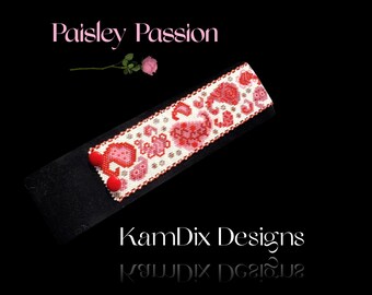 Paisley Passion Even Count Peyote Beading Pattern
