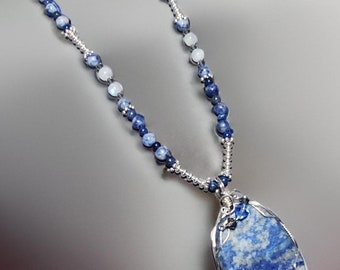 Sodalite Pendant Necklace