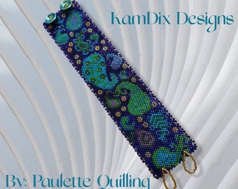 Peacock Hues in Paisley