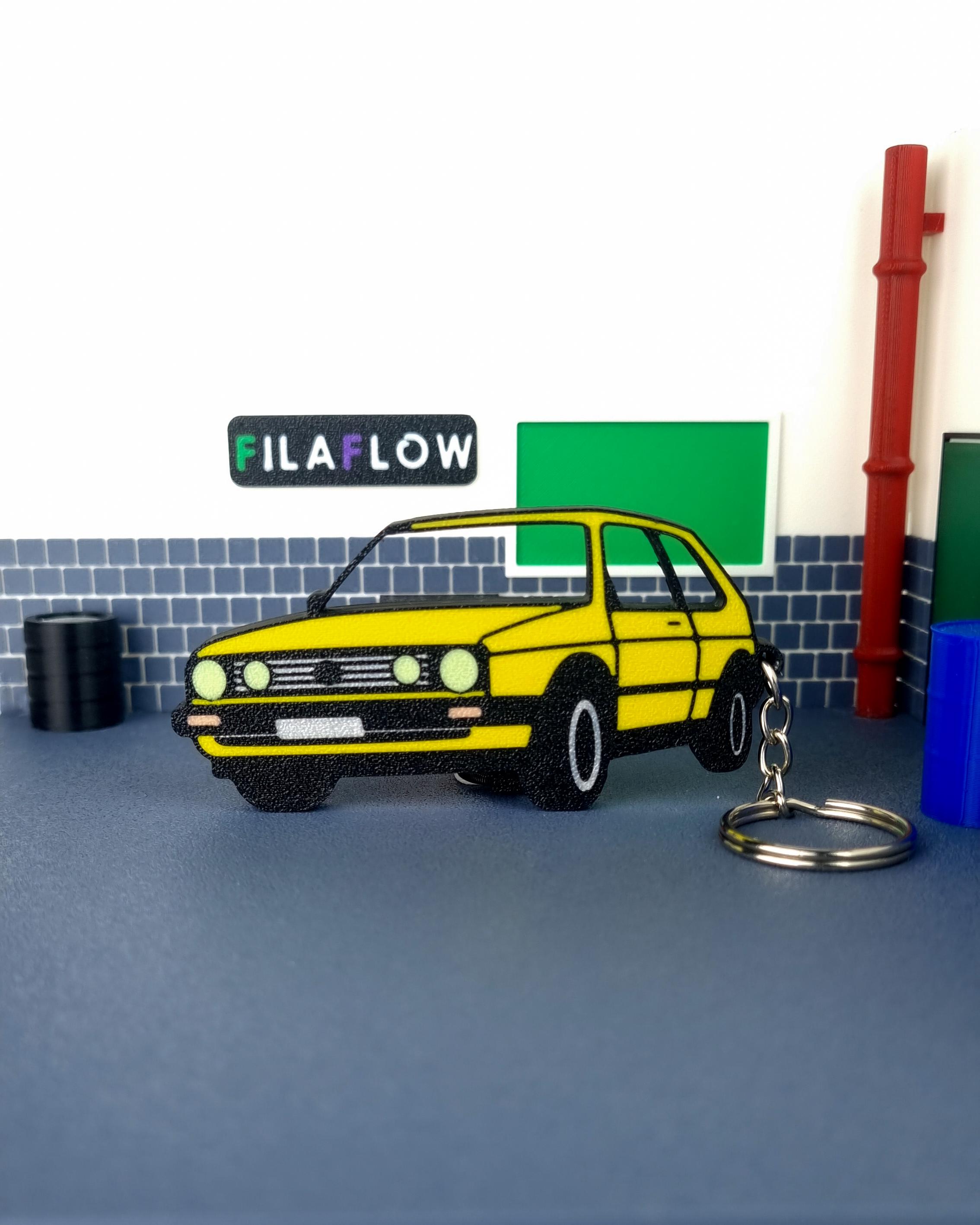Vw golf mk2 keychain - Etsy 日本