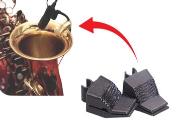 Alto Saxophone Microphone Clip for Thomann CC100 T-Bone Ovid *2-Pack*