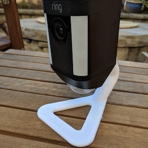 Portable Table Stand Mount for Ring Spotlight Cam Plus Wireless Battery