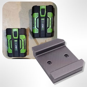 Custom Wall Bracket Battery Holder for EGO 56V Lithium-Ion Batteries *2-Pack*
