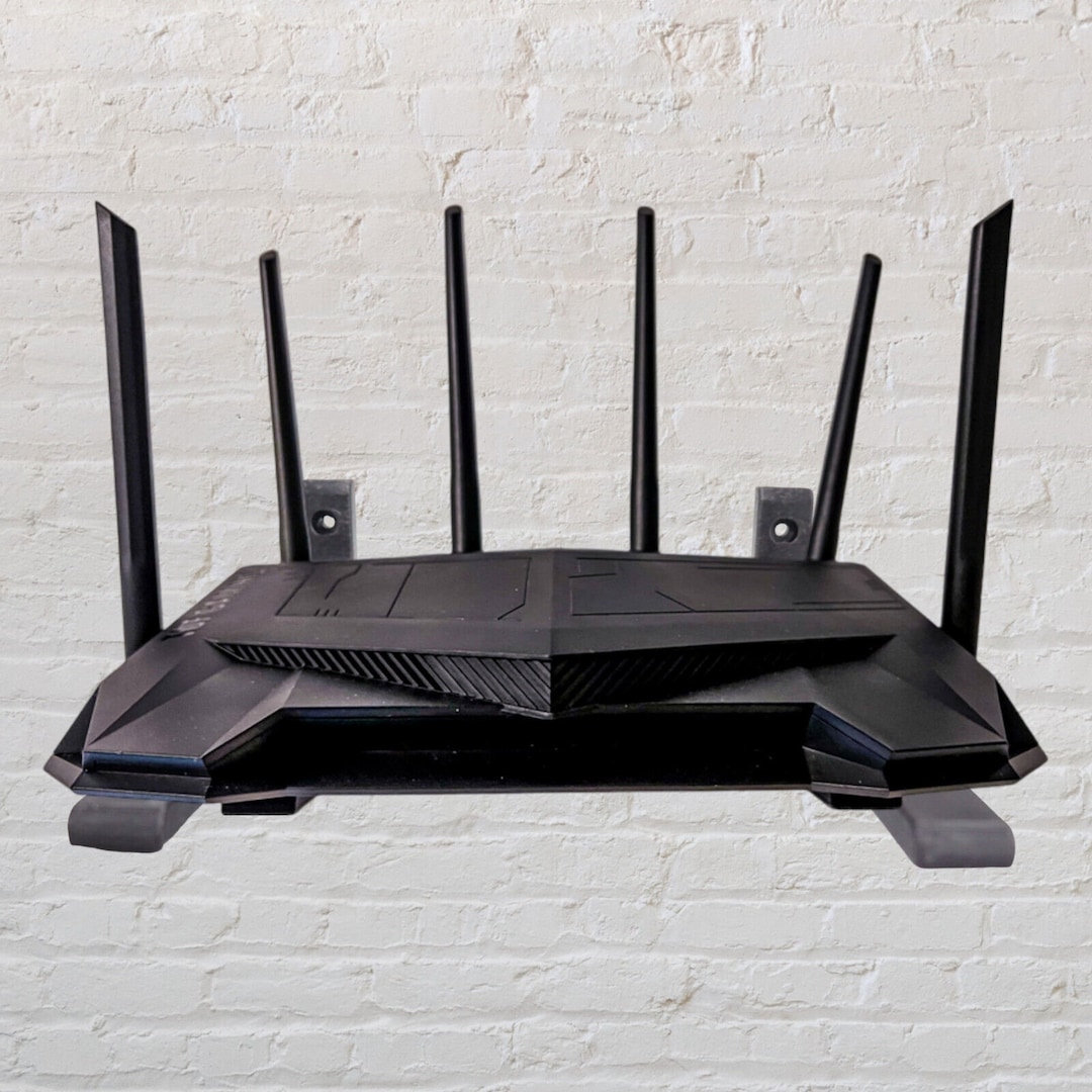 Asus Router Mount Secure Wall Mount Bracket Holder for Asus TUF AX5400 Gaming Wifi 6 ...