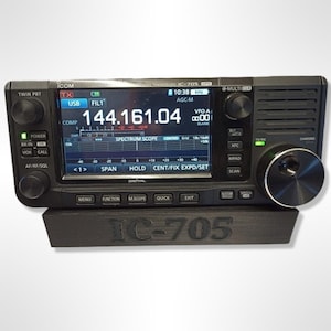 Soporte de escritorio en ángulo para el transceptor de radio QRP Icom IC-705