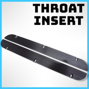 Replacement Throat Plate Insert (L/R) for Ridgid MS1290LZA / MS1290LZ1 Miter Saw