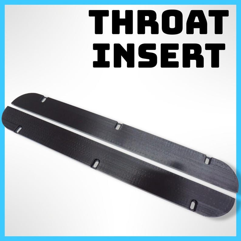 Replacement Throat Plate Insert (L/R) for Ridgid MS1290LZA / MS1290LZ1 Miter Saw image 1