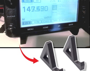 Angled Front Panel Desk Stand for Icom ID-5100 Digital Transceiver