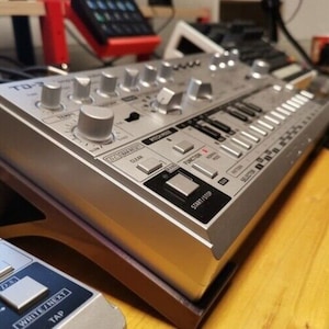 Convenient Angled Stand for Behringer TD-3 Premium Synthesizer