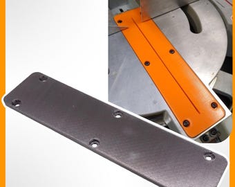 Inserto de placa de garganta de repuesto para sierra ingletadora Delta 12" 36-255L *Negro*