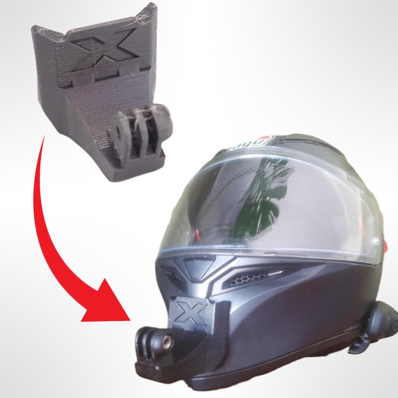 Custom GoPro Chin Mount for AGV K1 K3 K3SV K5 Motorcycle Helmet image 1