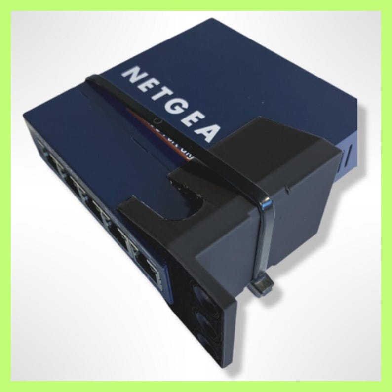 Netgear Switch Rack Custom Rack Ear (single Side 1U) Mount for Netgear GS105 5 Port Gigabit ...