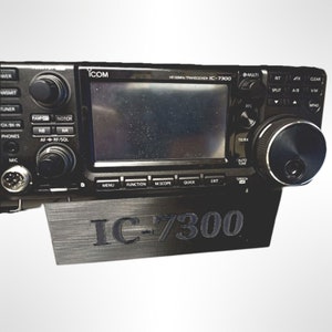 Angled Desk Stand for Icom IC-7300 All-Mode Amateur Radio Transceiver